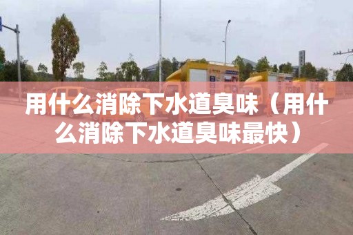 用什么消除下水道臭味（用什么消除下水道臭味最快）