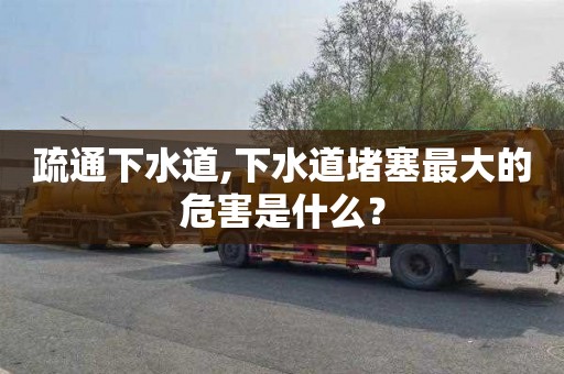 疏通下水道,下水道堵塞最大的危害是什么？