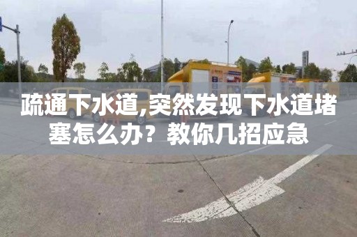 疏通下水道,突然发现下水道堵塞怎么办？教你几招应急