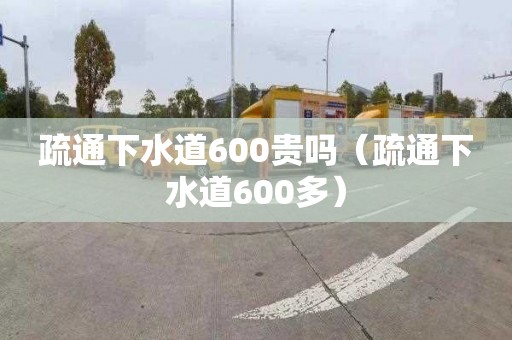 疏通下水道600贵吗（疏通下水道600多）