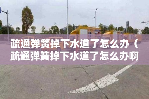 疏通弹簧掉下水道了怎么办（疏通弹簧掉下水道了怎么办啊）