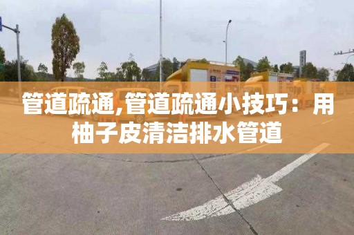 管道疏通,管道疏通小技巧：用柚子皮清洁排水管道