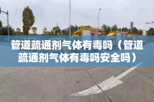 管道疏通剂气体有毒吗（管道疏通剂气体有毒吗安全吗）