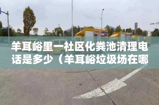 羊耳峪里一社区化粪池清理电话是多少（羊耳峪垃圾场在哪）