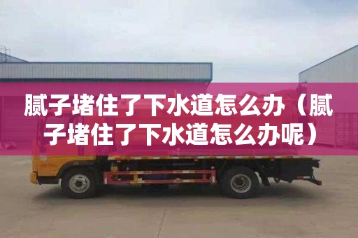 腻子堵住了下水道怎么办（腻子堵住了下水道怎么办呢）