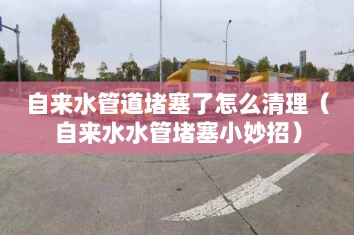 自来水管道堵塞了怎么清理（自来水水管堵塞小妙招）