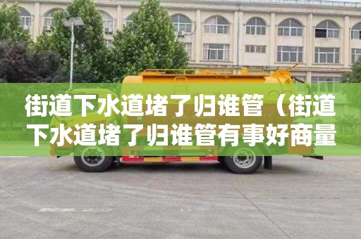 街道下水道堵了归谁管（街道下水道堵了归谁管有事好商量）