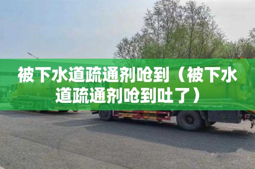 被下水道疏通剂呛到（被下水道疏通剂呛到吐了）