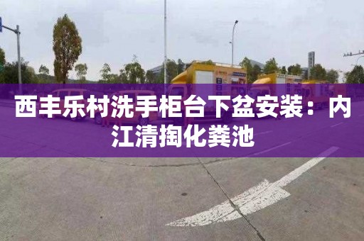 西丰乐村洗手柜台下盆安装：内江清掏化粪池