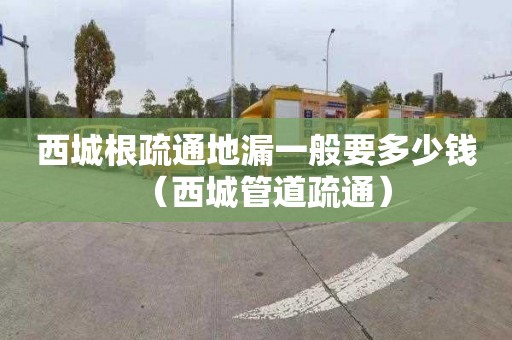 西城根疏通地漏一般要多少钱（西城管道疏通）