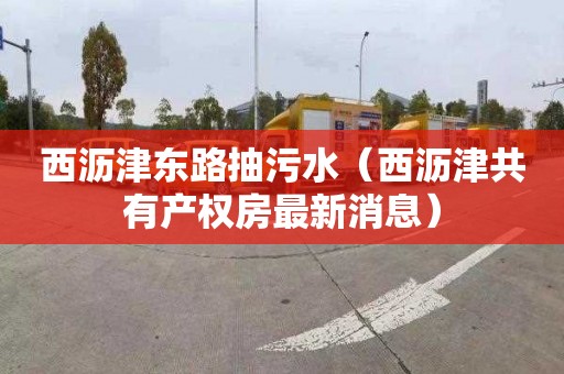 西沥津东路抽污水（西沥津共有产权房最新消息）