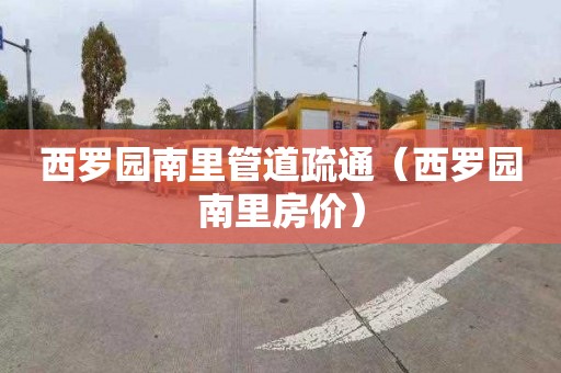 西罗园南里管道疏通（西罗园南里房价）