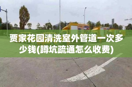 贾家花园清洗室外管道一次多少钱(蹲坑疏通怎么收费)