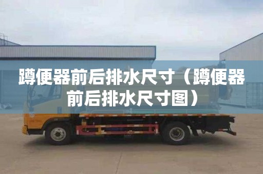 蹲便器前后排水尺寸（蹲便器前后排水尺寸图）