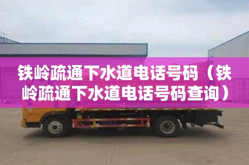 铁岭疏通下水道电话号码（铁岭疏通下水道电话号码查询）