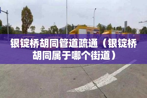 银锭桥胡同管道疏通（银锭桥胡同属于哪个街道）