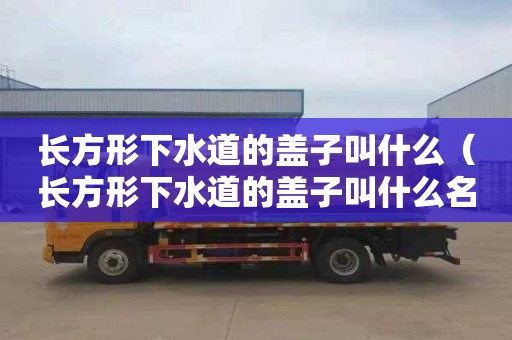 长方形下水道的盖子叫什么（长方形下水道的盖子叫什么名字）