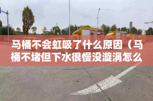 马桶不会虹吸了什么原因（马桶不堵但下水很慢没漩涡怎么办）