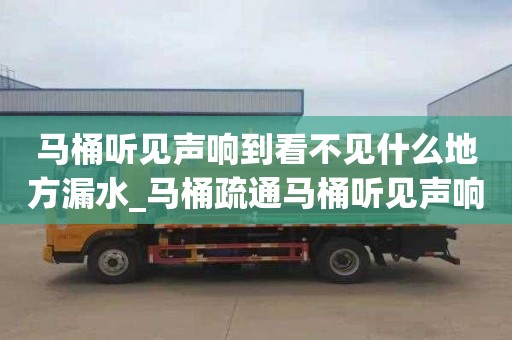 马桶听见声响到看不见什么地方漏水_马桶疏通马桶听见声响到看不见什么地方漏水怎么办