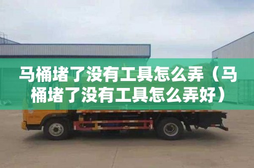 马桶堵了没有工具怎么弄（马桶堵了没有工具怎么弄好）