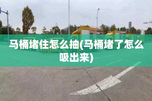 马桶堵住怎么抽(马桶堵了怎么吸出来)