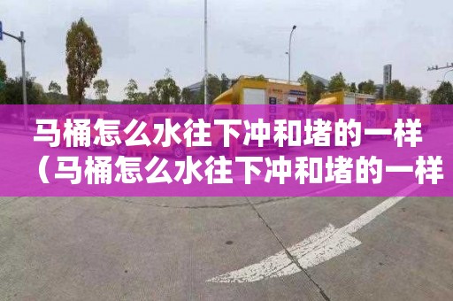 马桶怎么水往下冲和堵的一样（马桶怎么水往下冲和堵的一样呢）