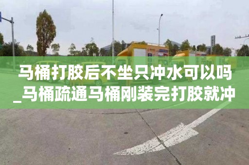 马桶打胶后不坐只冲水可以吗_马桶疏通马桶刚装完打胶就冲水了