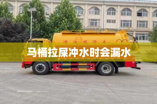 马桶拉屎冲水时会漏水