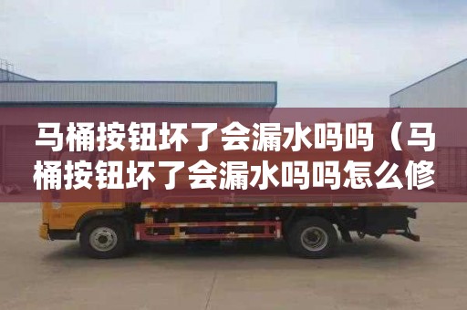 马桶按钮坏了会漏水吗吗（马桶按钮坏了会漏水吗吗怎么修）