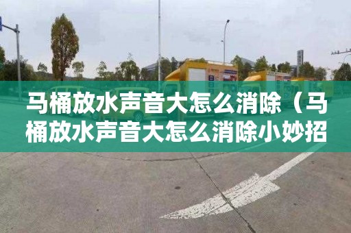 马桶放水声音大怎么消除（马桶放水声音大怎么消除小妙招）