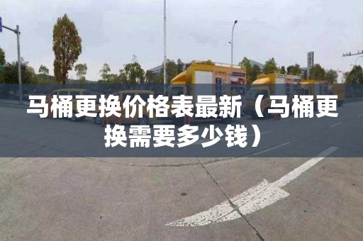 马桶更换价格表最新（马桶更换需要多少钱）