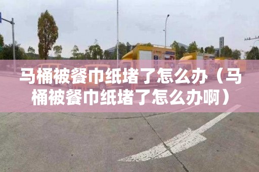 马桶被餐巾纸堵了怎么办（马桶被餐巾纸堵了怎么办啊）