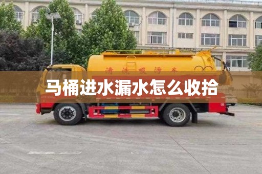 马桶进水漏水怎么收拾