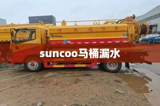 suncoo马桶漏水