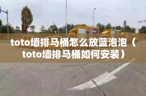 toto墙排马桶怎么放蓝泡泡（toto墙排马桶如何安装）