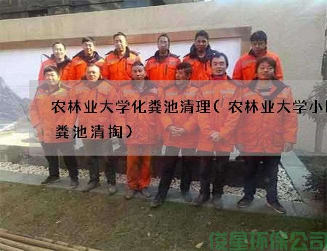 农林业大学化粪池清理(农林业大学小区化粪池清掏)