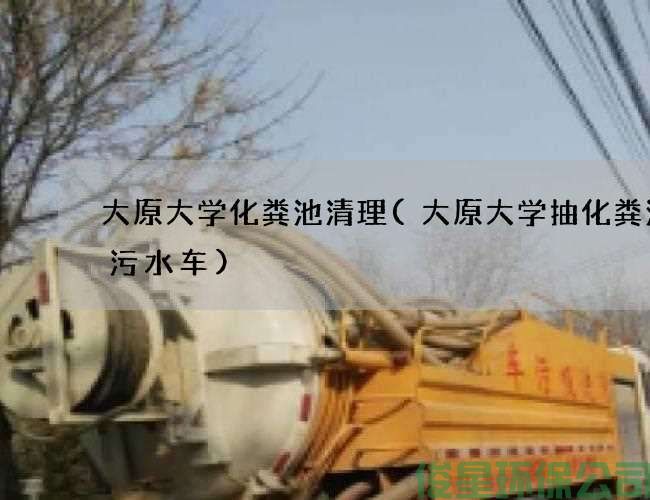 大原大学化粪池清理(大原大学抽化粪池抽污水车)