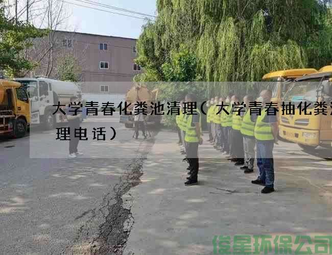 大学青春化粪池清理(大学青春抽化粪池清理电话)
