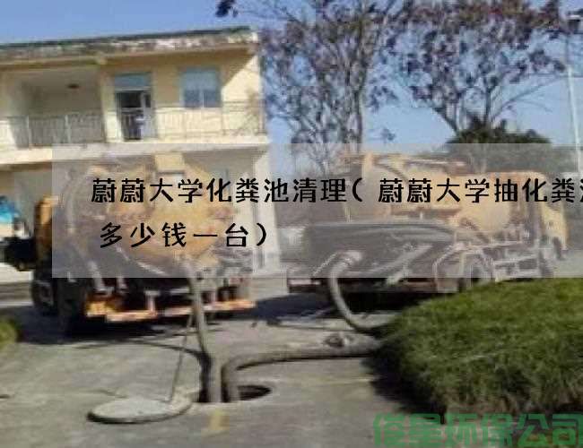 蔚蔚大学化粪池清理(蔚蔚大学抽化粪池泵多少钱一台)
