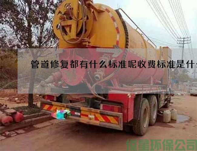 管道修复都有什么标准呢收费标准是什么