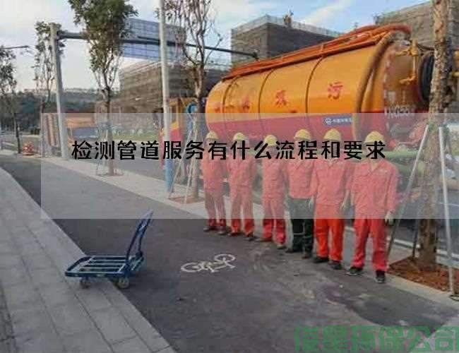 检测管道服务有什么流程和要求