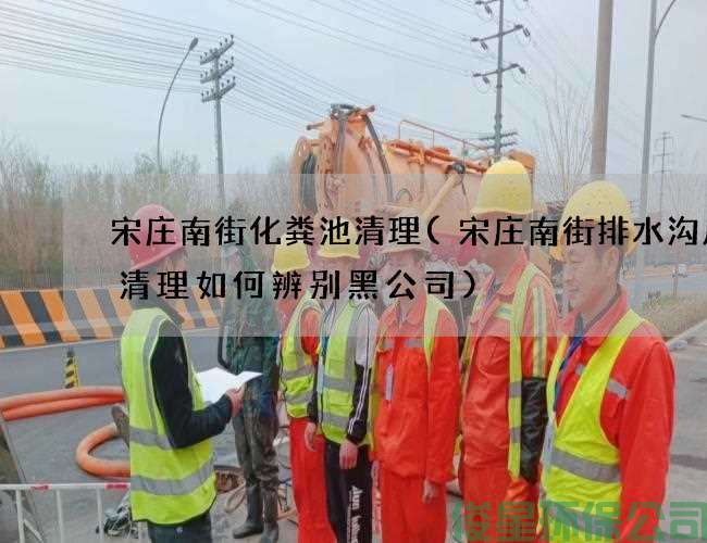 宋庄南街化粪池清理(宋庄南街排水沟废水清理如何辨别黑公司)